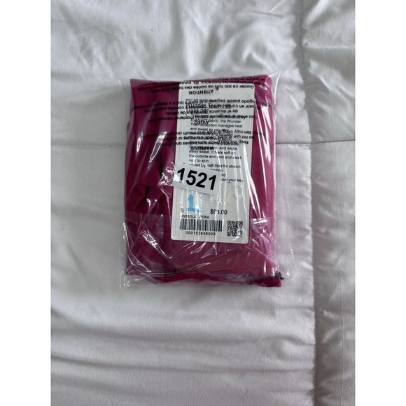 New Lululemon Wunder Train High Rise HR Tight 28" Size 6 Dragon Fruit Leggings - Picture 10 of 10